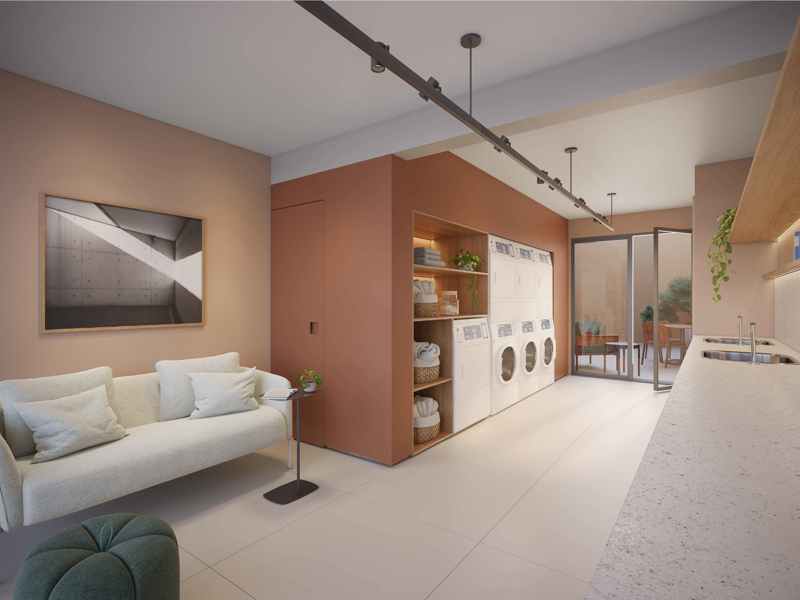 PERSPECTIVA ILUSTRADA DA LAVANDERIA