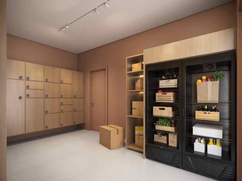 PERSPECTIVA ILUSTRADA DA SALA PARA DELIVERY