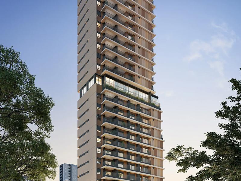 02.2 - PERSPECTIVA ILUSTRADA DA FACHADA III - RUA LATERAL