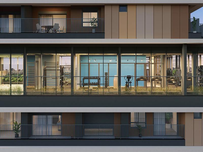 PERSPECTIVA ILUSTRADA DO 15º PAVIMENTO