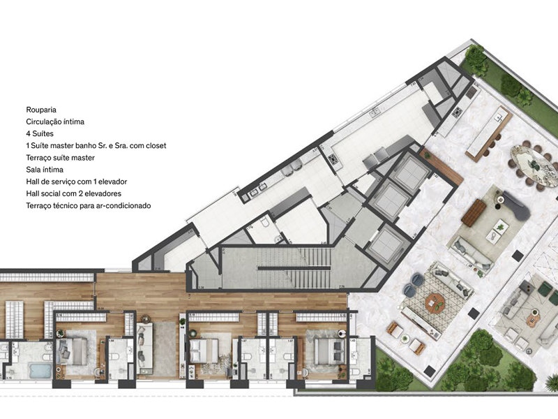 Ilustração da planta - Planta Garden