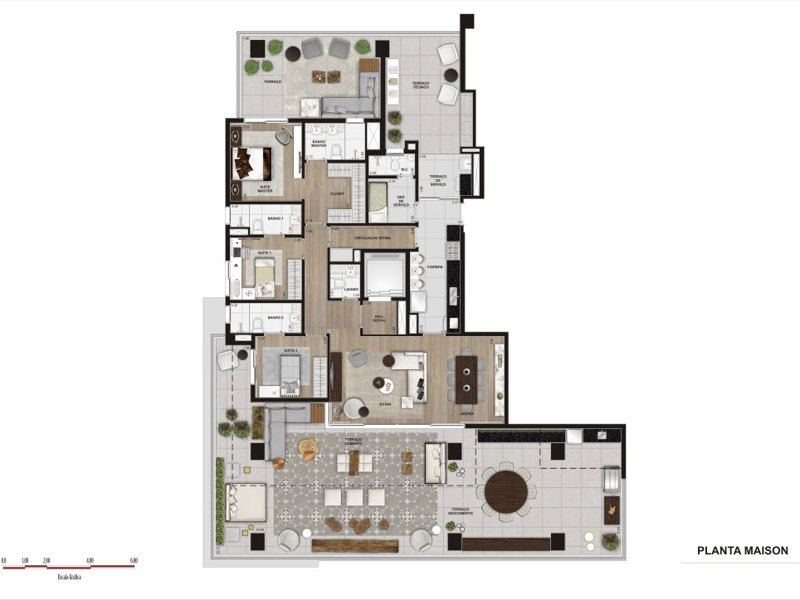 Ilustração da planta - Garden