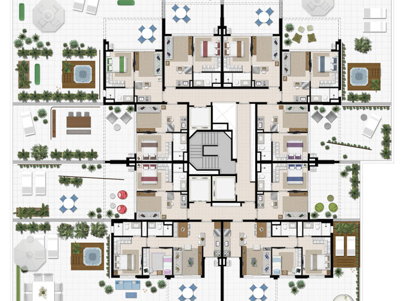 Ilustração da planta - Planta 5
