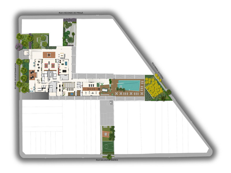 Ilustração da planta - Planta 7