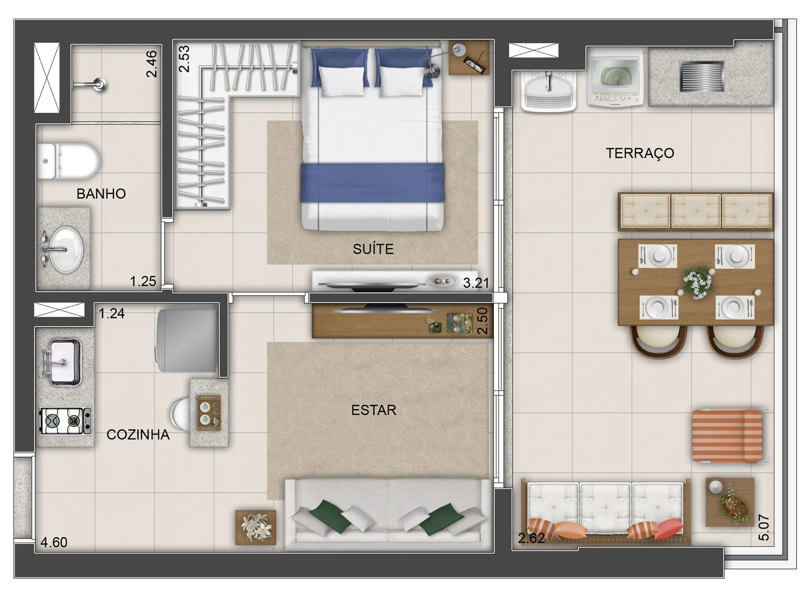 Ilustração da planta - Planta 9